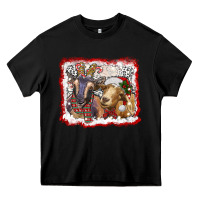 Black christmas goats Heavy Core Tee - RanaPortraitStore