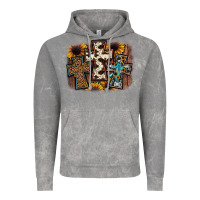 Cloud Rock cross background Vintage Hoodie - JahusDesignShop
