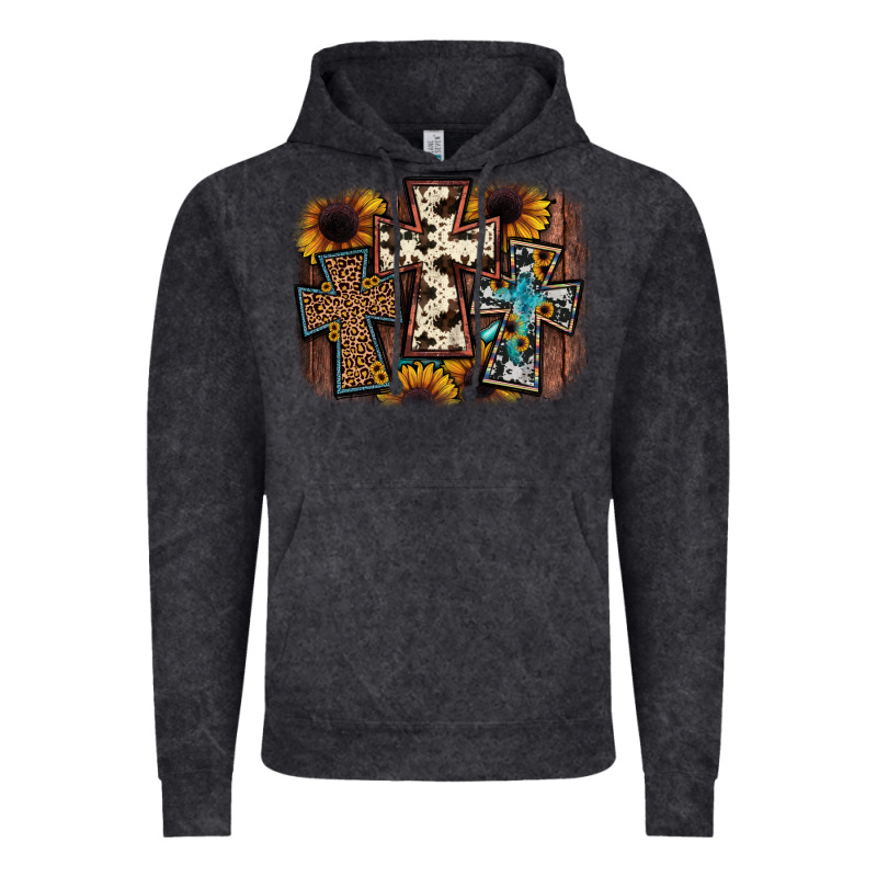 Cross Background Vintage Hoodie by JahusDesignShop | Teevron