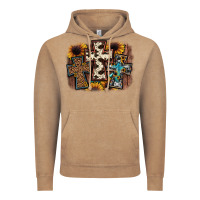 Vintage Coffee cross background Vintage Hoodie - JahusDesignShop