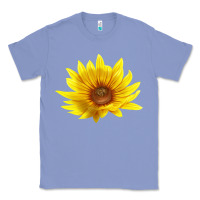 Colony Blue Maximillian Perennial Sunflower Classic Tee - LillyAllenDesigns