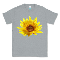 Heather Grey Maximillian Perennial Sunflower Classic Tee - LillyAllenDesigns
