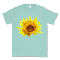 Seafoam Maximillian Perennial Sunflower Classic Tee - LillyAllenDesigns