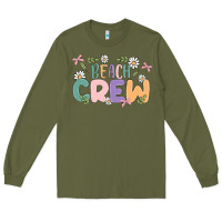 Army Green beach crew Long Sleeve Tee - MaliasSmallBusiness