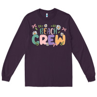 Plum beach crew Long Sleeve Tee - MaliasSmallBusiness