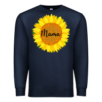 Navy Sunflower Mama Premium Sweatshirt - Bettercallsaul