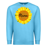 Ocean Blue Sunflower Mama Premium Sweatshirt - Bettercallsaul