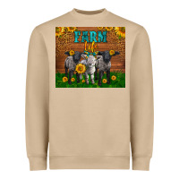 Western Baby Sheeps Farm Life Garden Heavyweight Sweatshirt | Teevron