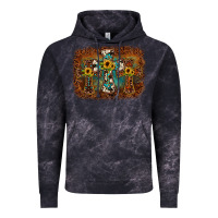 Cloud Black cross backgraund Vintage Hoodie - JahusDesignShop