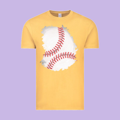 Baseball Patch Vintage Tee Designed By Adodesignshop