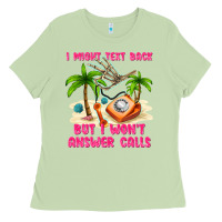 Matcha i might text back Ladies Tee - texasbilliewilder