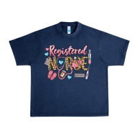 Navy Registered Nurse Urban Heavy Tee - LillyAllenDesigns