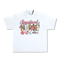 White Registered Nurse Urban Heavy Tee - LillyAllenDesigns