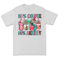 Dove Grey 50 coffee 50 anxiety coffee cups Premium Tee - Zillion Design Studio