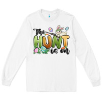 White the hunt is on Long Sleeve Tee - MaliasSmallBusiness
