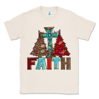 Natural cross and christmas trees Classic Tee - AdoDesignShop