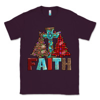 Plum cross and christmas trees Classic Tee - AdoDesignShop