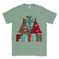 Sage cross and christmas trees Classic Tee - AdoDesignShop
