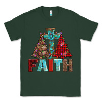 Sports Green cross and christmas trees Classic Tee - AdoDesignShop