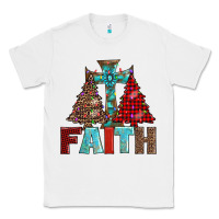 White cross and christmas trees Classic Tee - AdoDesignShop
