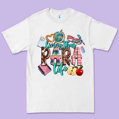 Living That  Para  Life Premium Tee Designed By Adodesignshop