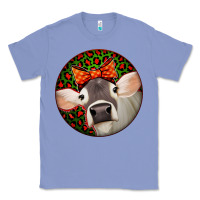 Colony Blue Christmas Cow, Classic Tee - Jasminsmagicworld