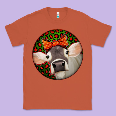 Christmas Cow, Classic Tee Designed By Jasminsmagicworld