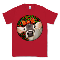 Red Christmas Cow, Classic Tee - Jasminsmagicworld