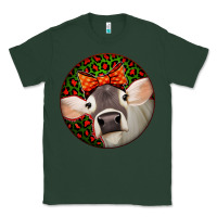 Sports Green Christmas Cow, Classic Tee - Jasminsmagicworld