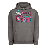 Pigment Tornado v is for valentine venti coffee cup Urban Hoodie - OliviaCreatesArt