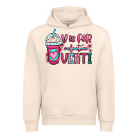 Sandshell v is for valentine venti coffee cup Urban Hoodie - OliviaCreatesArt