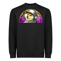 Black dogecoin to the mars Heavyweight Sweatshirt - Jasminsmagicworld