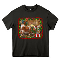 Asphalt christmas farm animals Heavy Core Tee - RanaPortraitStore