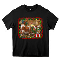Black christmas farm animals Heavy Core Tee - RanaPortraitStore