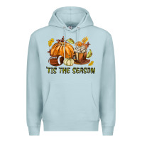 Blue Mist Tis The Season Fall Premium Hoodie - texasbilliewilder