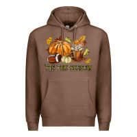 Chestnut Tis The Season Fall Premium Hoodie - texasbilliewilder