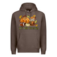 Coffee Tis The Season Fall Premium Hoodie - texasbilliewilder