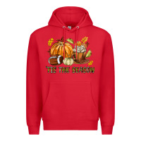 Red Tis The Season Fall Premium Hoodie - texasbilliewilder
