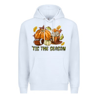 White Tis The Season Fall Premium Hoodie - texasbilliewilder