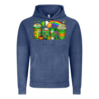 Vintage Denim st patricks coffee Vintage Hoodie - Jasminsmagicworld