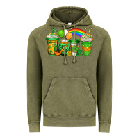 Vintage Olive st patricks coffee Vintage Hoodie - Jasminsmagicworld
