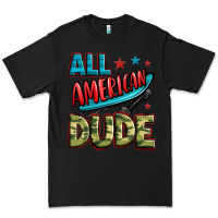 Black all american dude Premium Tee - Zillion Design Studio