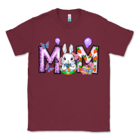 Burgundy easter day mom Classic Tee - CowhideDigitalArt