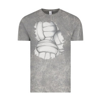 Cloud Rock 2 volleyball patch Vintage Tee - AdoDesignShop