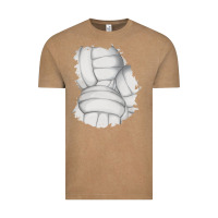 Vintage Coffee 2 volleyball patch Vintage Tee - AdoDesignShop