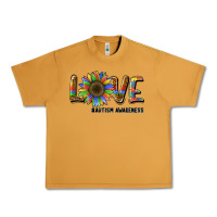 Peanut Butter love sunflower autism awareness Urban Heavy Tee - BarkalooDesign