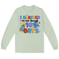 Matcha i blasted my way through 100 days Long Sleeve Tee - MaliasSmallBusiness