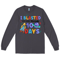 Smoke i blasted my way through 100 days Long Sleeve Tee - MaliasSmallBusiness
