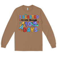 Toasted Coconut i blasted my way through 100 days Long Sleeve Tee - MaliasSmallBusiness