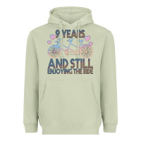 Matcha 9 Years And Still Enjoying The Ride Heavyweight Hoodie - Bettercallsaul